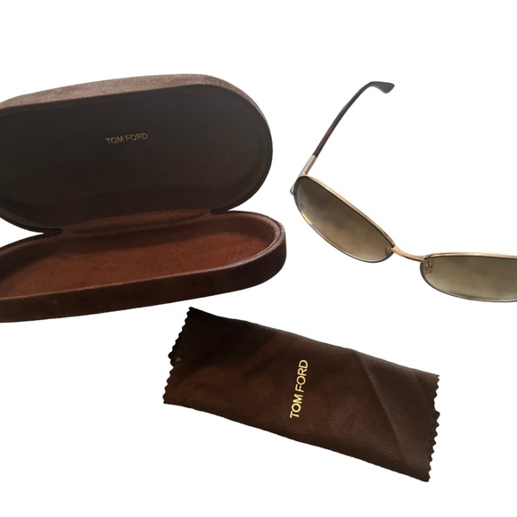 Tom Ford Butterfly Sunglasses TF319 Solange 28F Brown/Gold/Havana FT0319 main image 6